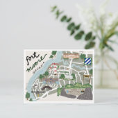 Fort Moore Karte Postkarte (Stehend Vorderseite)