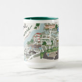 Fort Moore Map Kaffee Tasse (Zentrum)