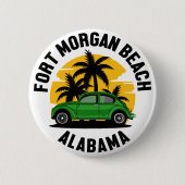 Fort Morgan Beach, Alabama Button (Vorderseite)