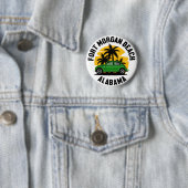 Fort Morgan Beach, Alabama Button (Beispiel)