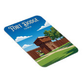 Fort Museum und Frontier Village USA Magnet (Rechte Seite)