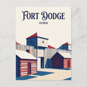 Fort Museum und Frontier Village USA Postkarte