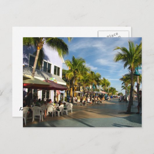 Fort Myers Beach Fl. Postkarte (Vorne/Hinten)