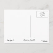 Fort Myers Beach Fl. Postkarte (Rückseite)