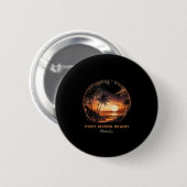 Fort Myers Beach Florida  Button (Vorne & Hinten)