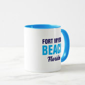 Fort Myers Beach Florida Coffee Mug Tasse (VorderseiteRechts)