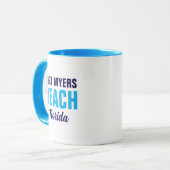 Fort Myers Beach Florida Coffee Mug Tasse (Vorderseite Links)