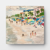 "Fort Myer's Beach" Florida Easel Fotoplatte (Vorderseite)