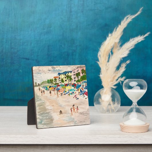 "Fort Myer's Beach" Florida Easel Fotoplatte (InSitu)