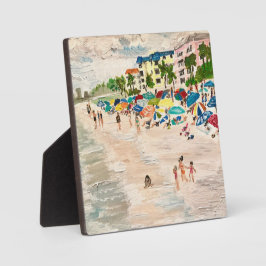 "Fort Myer's Beach" Florida Easel Fotoplatte
