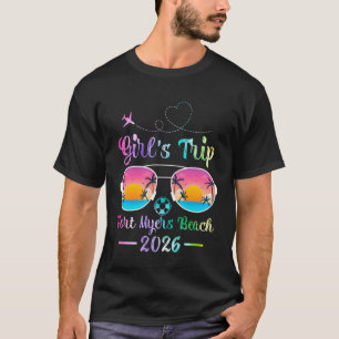 Fort Myers Beach Florida Frauen Mädchen Reise 2026 T-Shirt