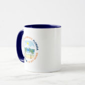 Fort Myers Beach Florida Kaffeetasse (Vorderseite Links)