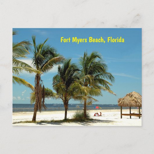 Fort Myers Beach, Florida Postkarte (Vorderseite)