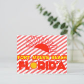 Fort Myers Beach, Florida Postkarte (Stehend Vorderseite)