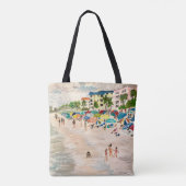 "Fort Myer's Beach" Gemälde von Therese Kramer Tasche (Rückseite)