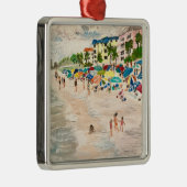 "Fort Myer's Beach" Ornament Aus Metall (Rechts)