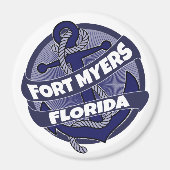 Fort Myers Florida Ankerdrehmagnet Magnet (Vorne)
