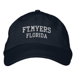 Fort Myers Florida bestickter Baseballhut Bestickte Baseballkappe