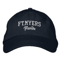 Fort Myers Florida bestickter Baseballhut