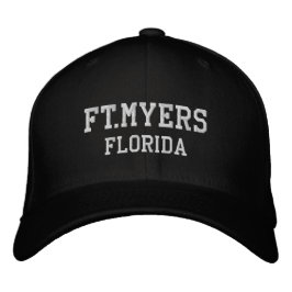 Fort Myers Florida bestickter Baseballhut Bestickte Baseballkappe