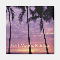 Fort Myers, Florida Foto Souvenir Kühlschrankmagne