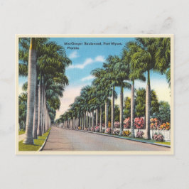Fort Myers, Florida MacGregor Boulevard Postkarte
