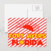 Fort Myers, Florida Postkarte (Vorne/Hinten)
