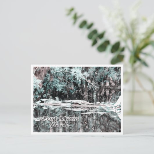 FORT MYERS FLORIDA POSTKARTE (Stehend Vorderseite)
