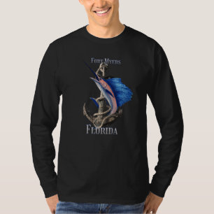 Fort Myers Florida Schwertfisch Marlin Ocean Fisch T-Shirt