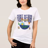 Fort Myers, Florida Tri-Blend Shirt (Vorderseite)