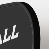 Fort Myers Florida US Black and White Custom Pickleball Schläger (Linke Seite)