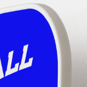 Fort Myers Florida US Blue und White Custom Pickleball Schläger (Linke Seite)