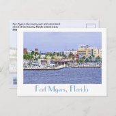 Fort Myers, Florida, USA Postkarte (Vorne/Hinten)