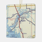 Fort Myers Florida Vintage Keramikornament (Links)