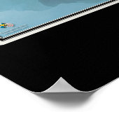 Fort Myers Florida von Space Satellite Map Poster (Ecke)