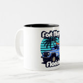 Fort Myers Florida Zweifarbige Tasse (Vorderseite Links)