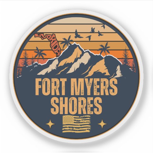 Fort Myers Shows, Florida Aufkleber (Vorderseite)