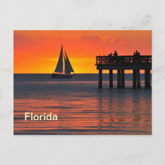 Fort Myers Sonnenuntergang Postkarte