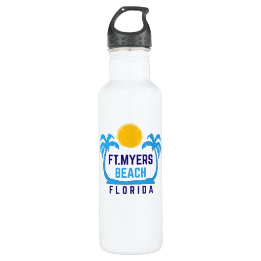 Fort Myers Water Bottle Edelstahlflasche (Vorderseite)