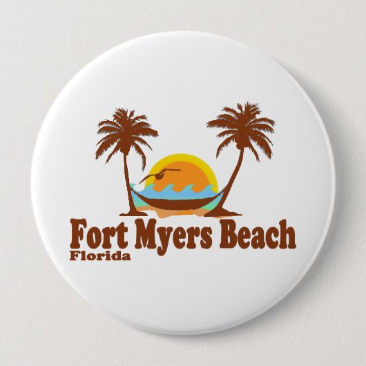 Fort- Myersstrand Button (Vorderseite)