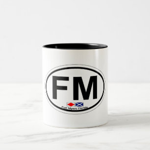 Fort- Myersstrand Zweifarbige Tasse