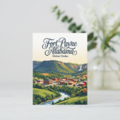 Fort Payne Alabama Postkarte (Stehend Vorderseite)