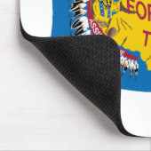 Fort Peck Assiniboine Flag Mousepad (Ecke)