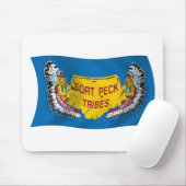 Fort Peck Assiniboine Flag Mousepad (Mit Mouse)