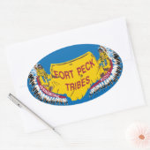 Fort Peck Assiniboine Flag Sticker (Umschlag)