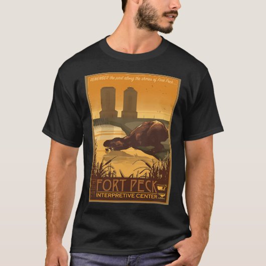 Fort Peck Interpretation Centre T-Shirt (Vorderseite)