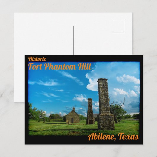 Fort Phantom Hill Postkarte (Vorne/Hinten)