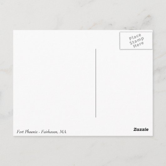 Fort-Phoenix-Baum Postkarte (Rückseite)