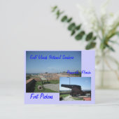 Fort Pickens, Pensacola... Postkarte (Stehend Vorderseite)