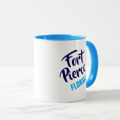 Fort Pierce Florida Coffee Mug Tasse (VorderseiteRechts)